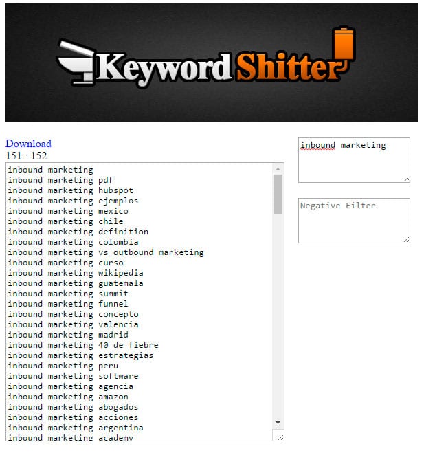 Herramientas búsqueda de keywords
