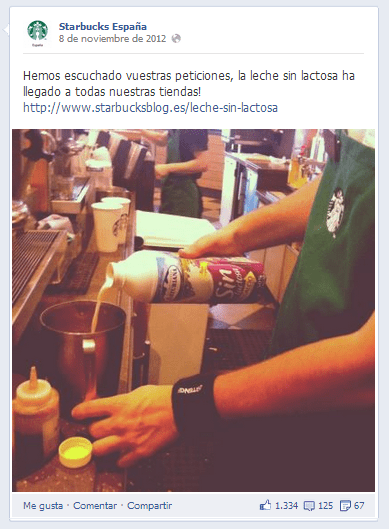 Customer engagement Starbucks